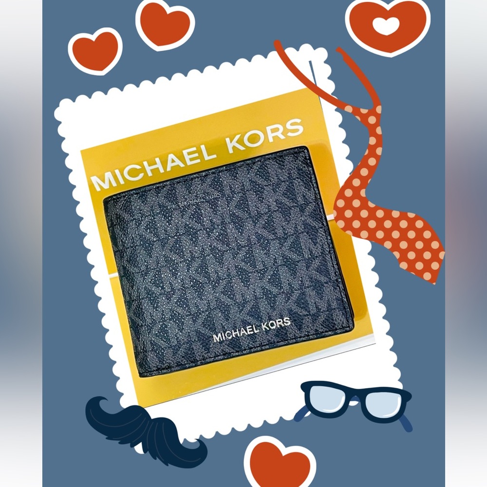 NWT Michael Kors black Cooper Billfold Wallet - Picture 9 of 9